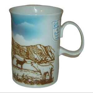 Scotland Dunoon Ceramics Deer Caribou Mountains Scenery Mug